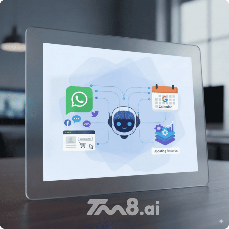 Agentic AI agents workflow connecting channels and tools